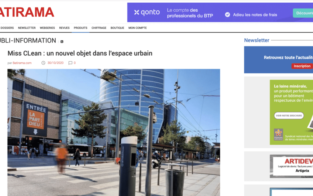 ILS PARLENT DE NOUS : MISS CLEAN DANS BATIRAMA